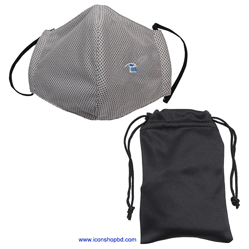 Microfiber Cooling Mask with Travel Pouch