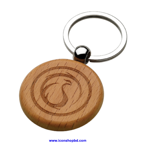wooden key ring