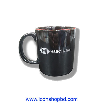 HSBC black mug