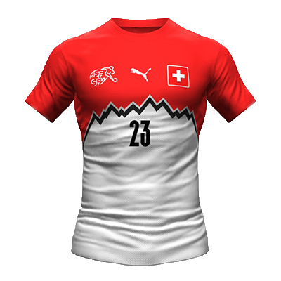 The promotional Switzerland jersey
