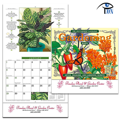 The Old Farmer's Almanac Gardening Calendar - Stapled