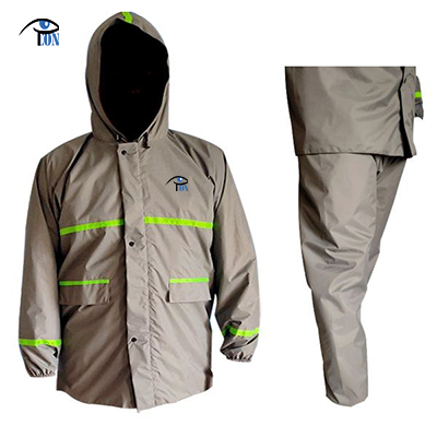 Double Layer Raincoat with Trouser